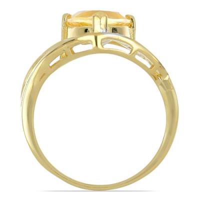 BUY STERLING SILVER NATURAL CITRINE GEMSTONE CLASSIC RING